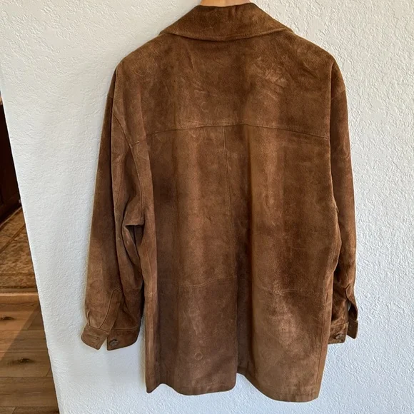 Men’s 100% leather Suede Vintage Jacket Blazer